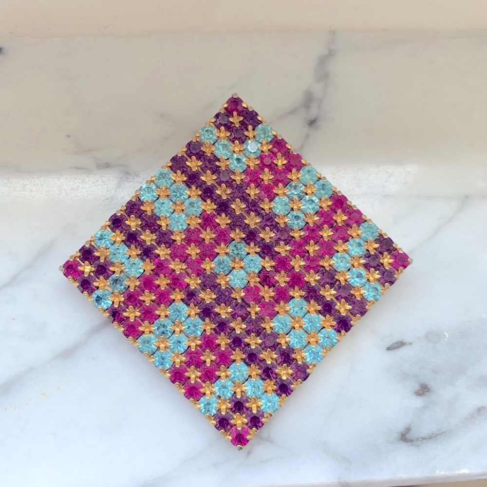 Vintage Crystal Brooch/Pendant